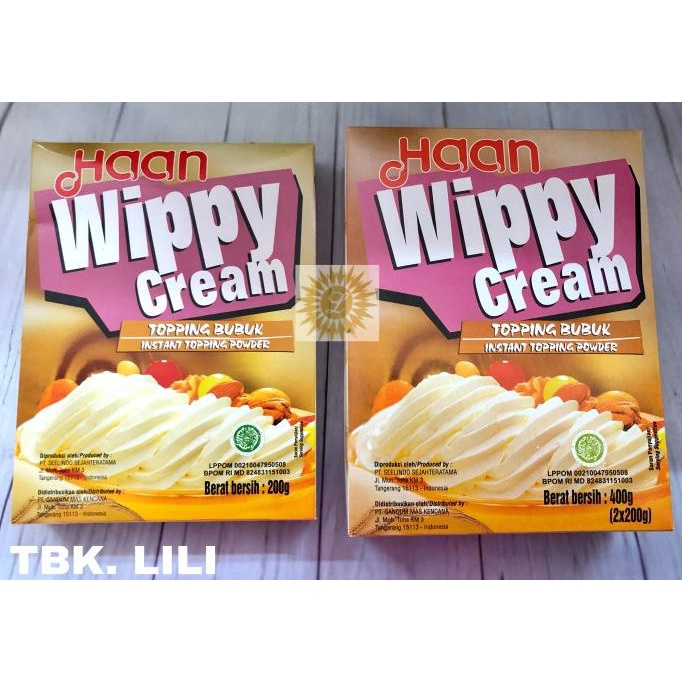 

(BISA COD) Haan Whippy Cream