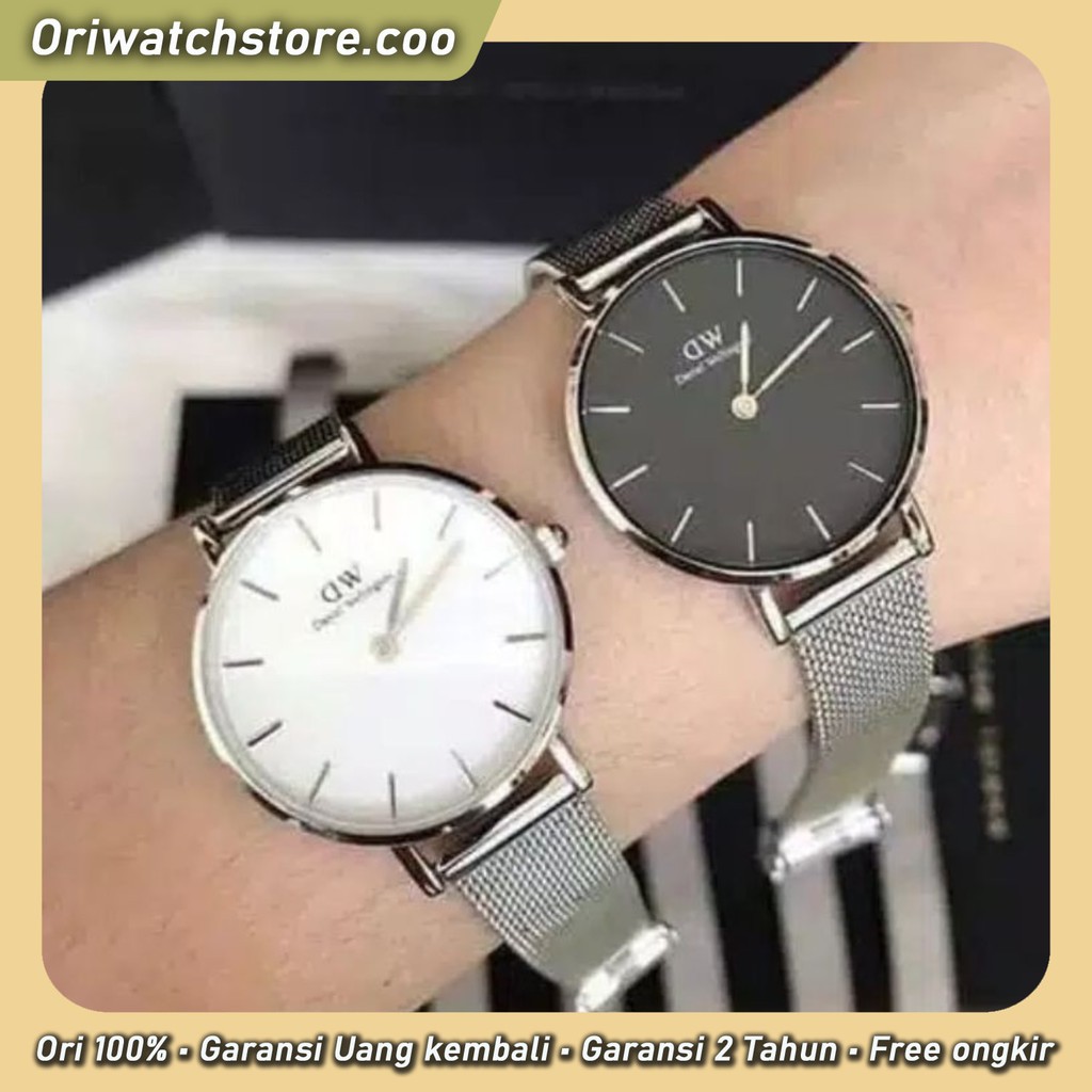 TERLARIS DW ORI GARANSI JAM TANGAN WANITA DANIEL WELLINGTON PETITE STERLING