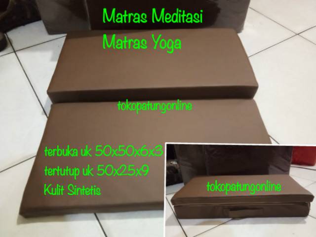 Bantal Meditasi Yoga Kulit Uk 50x50