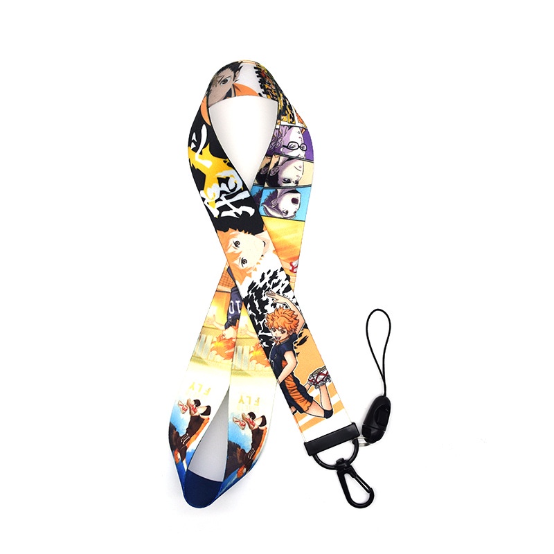 Tali Lanyard Motif Anime Volleyball Junior Untuk Gantungan Kunci / Handphone