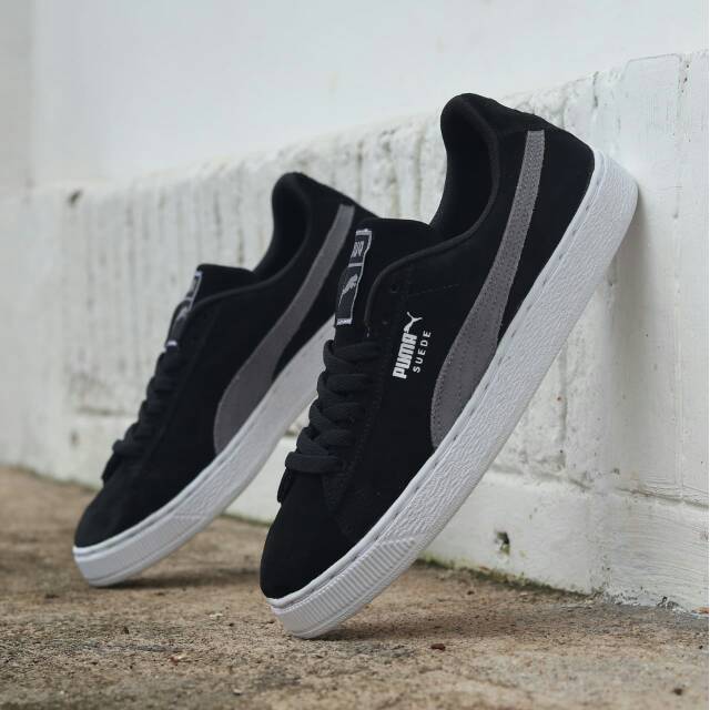 Sepatu puma black grey original indonesia (notagesize)