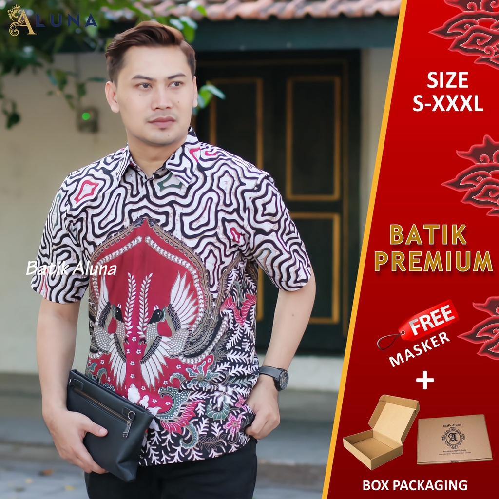 TERLARIS.!! BAJU BATIK PRIA LENGAN PENDEK KEMEJA BATIK PRIA KEREN MODERN BATIK COWOK KEKINIAN PD 014