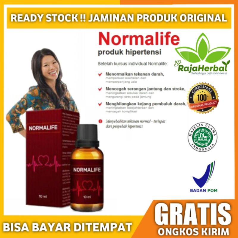 Normalife Obat Hipertensi Pembersih Pembuluh Darah Herbal 100% Original
