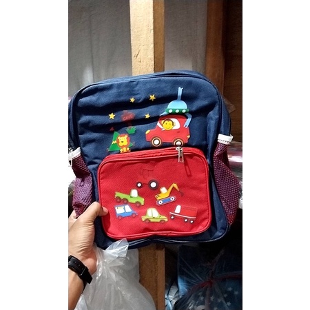 tas ransel anak transport tas sekolah anak sd tk paud tas motif kendaraan ransel anak sekolah