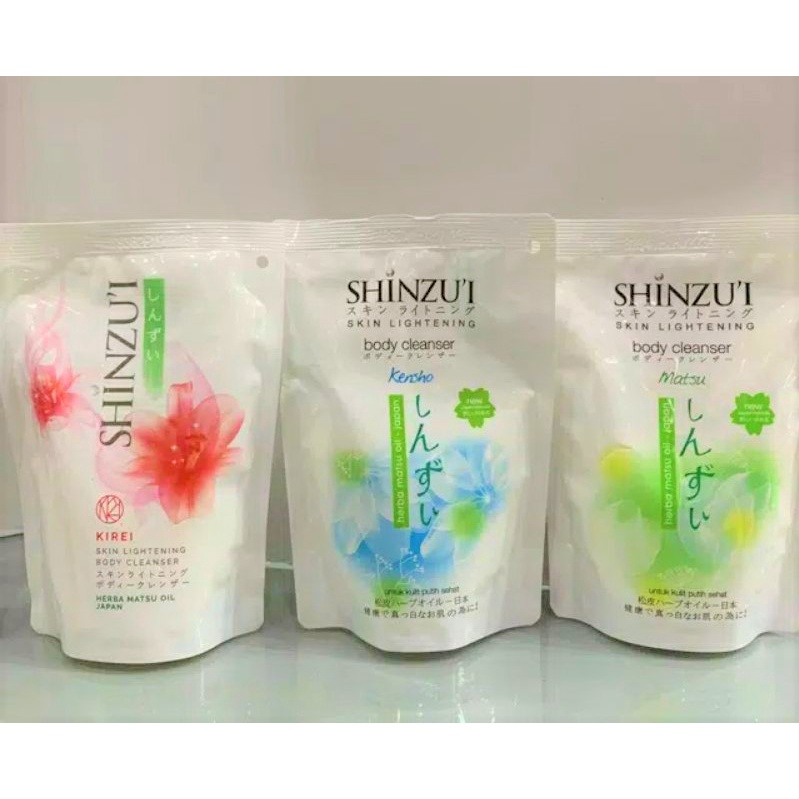 Shinzui Body Cleanser Refill 420 ML KIREI / MATSU / KEIKO SABUN SHINZUI 420ML SABUN Cair Shinzui isi ulang 200ml 200 ml Besar 500ML PUMP