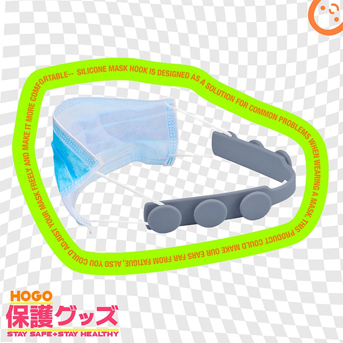 Hogo Mask Hook Pengait Masker Penahan Kaitan Karet Halus Silikon Tebal
