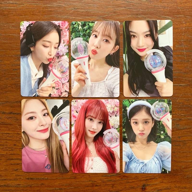 photocard stayc lightstick yoon sieun seeun j isa sumin pob pc bene