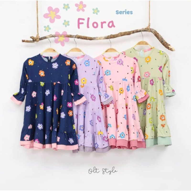 GAMIS ANAK FLORA SERIES By ollet