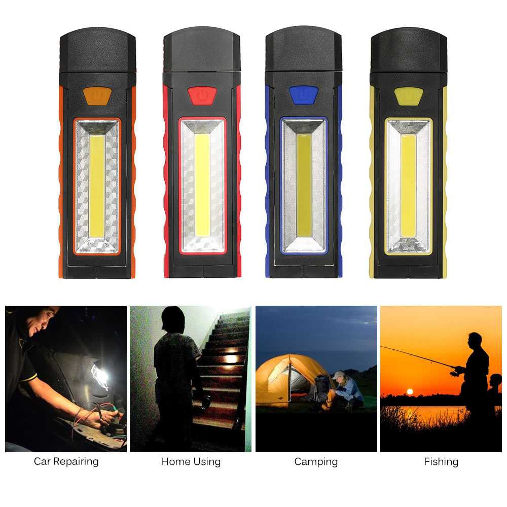 Terbaru ! TaffLED Senter LED Camping Magnetic COB 600 Lumens - CB600