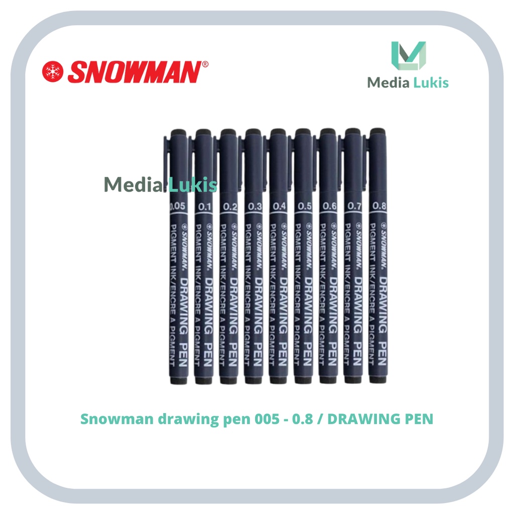 

Snowman drawing pen 005 - 0.8 / DRAWING PEN