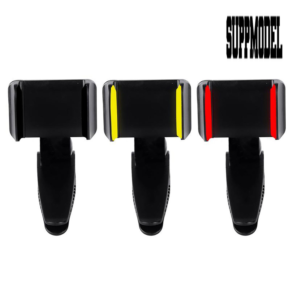 Bracket Klip Mount Sun Visor Mobil Holder Handphone / Navigasi Universal 170 ° Adjustable