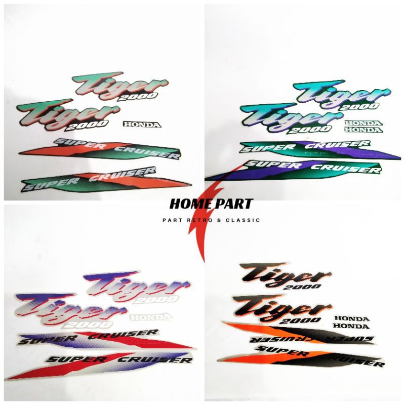 STRIPING TIGER 2000 STICKER TIGER 2000 TIGER LAMA