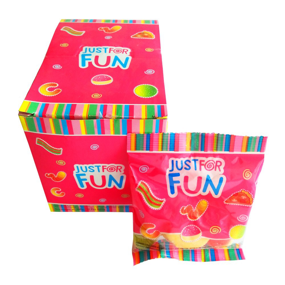 YUPI JUST FOR FUN BOX isi 12 PCS - ( HARGA PER BOX )