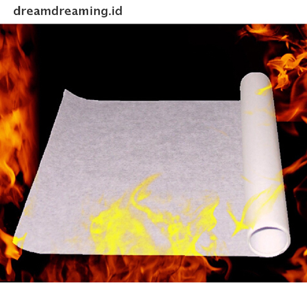 Dreamdreaming.id 1pc Kertas Api Ukuran 50x20cm Untuk Trik Sulap