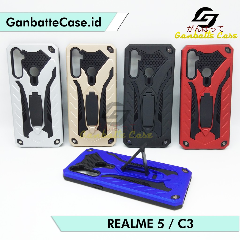 CASE REALME 5 / REALME C3 PHANTOM STANDING ROBOT CASE
