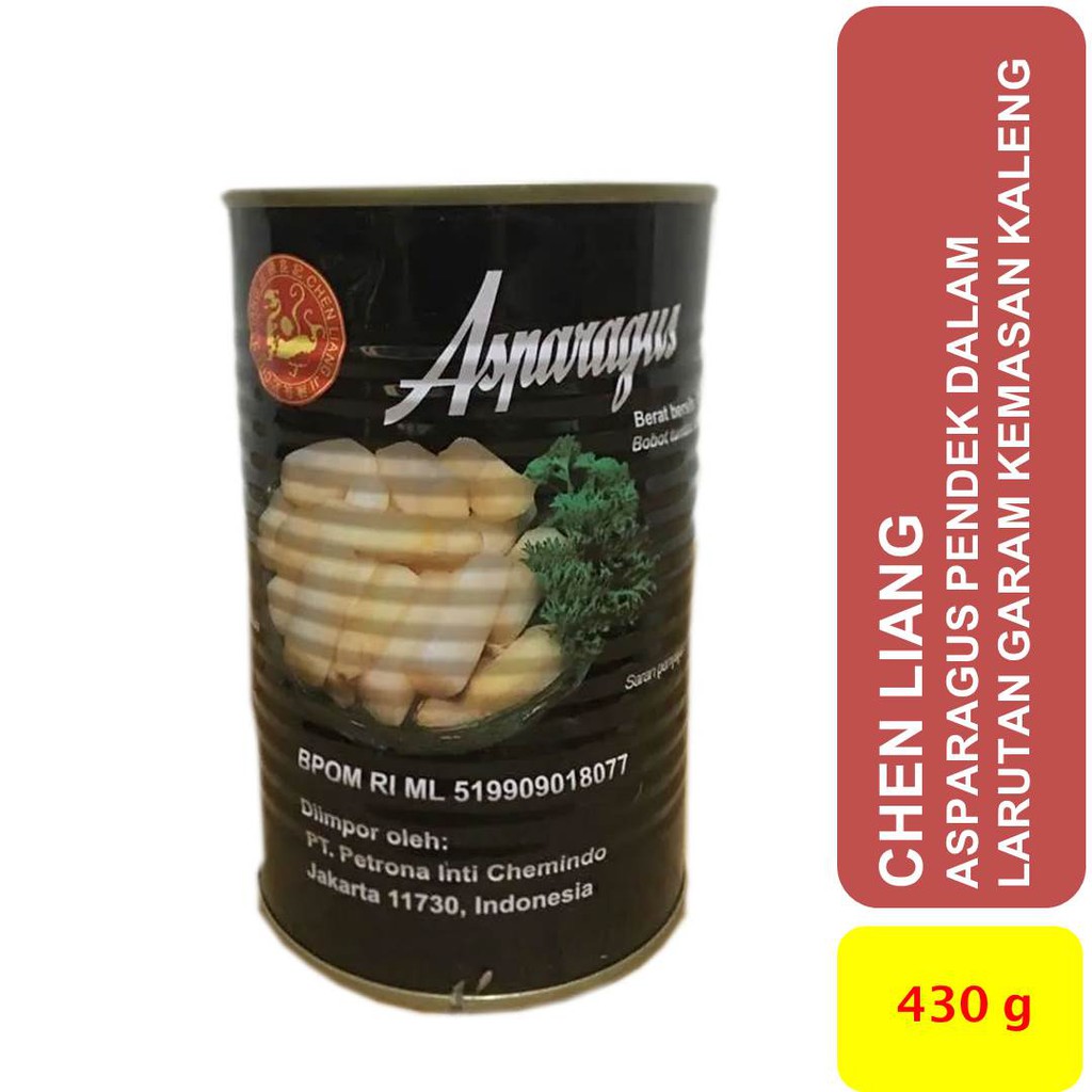 

CHEN LIANG JI Asparagus Potong kemasan Kaleng 430 g