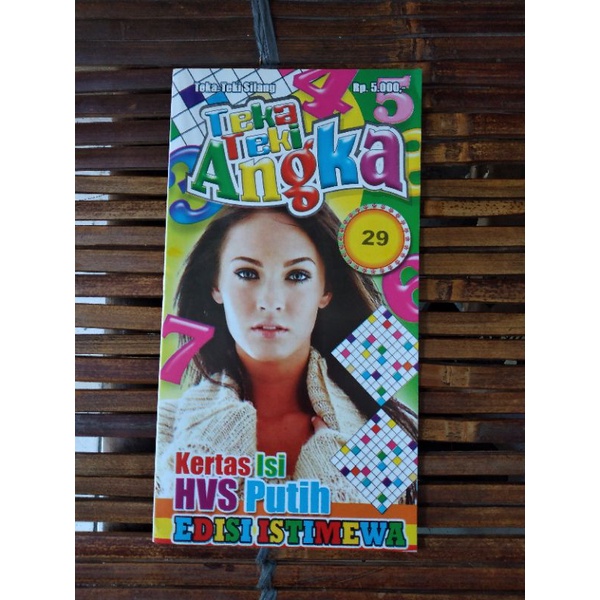 10 Pcs Buku Teka Teki Silang / Buku TTS angka panjang