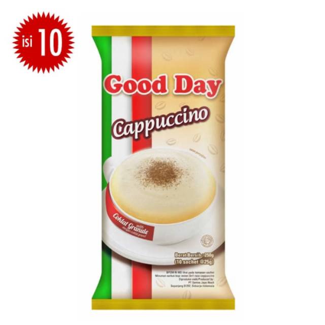 

GOOD Day Cappuccino 25g x 10pcs