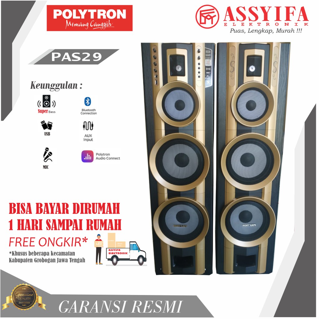 SPEAKER AKTIF POLYTRON PAS 29 XBR