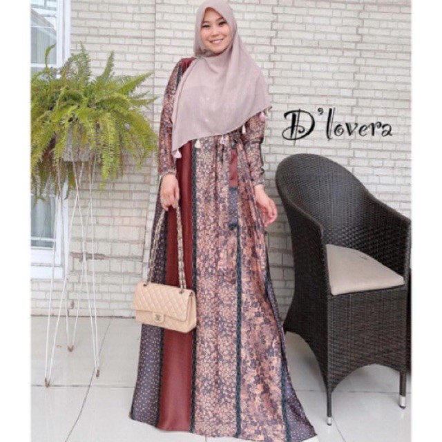DRESS SHAKIRA BY D'LOVERA/pakaian muslim wanita/dress muslim/syari/hijab/gamis wanita dewasa/modis