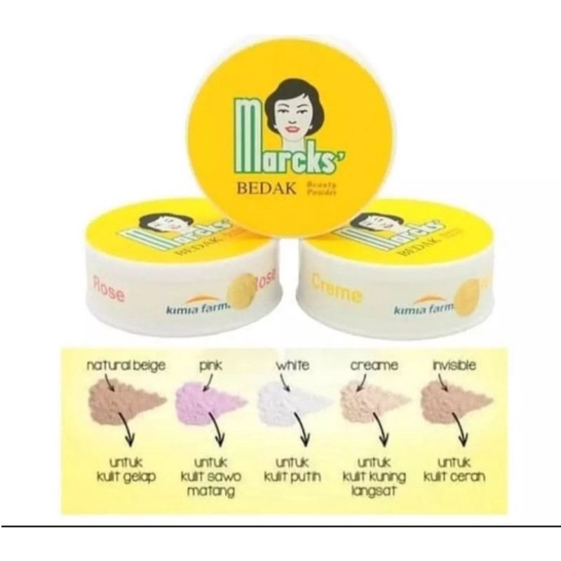 Jual Bedak Marcks Marcks Bedak Tabur Beauty Powder Original Shopee Indonesia