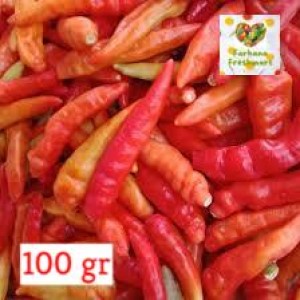 

JUAL MURAH CABE RAWIT MERAH 100 GR PETIK