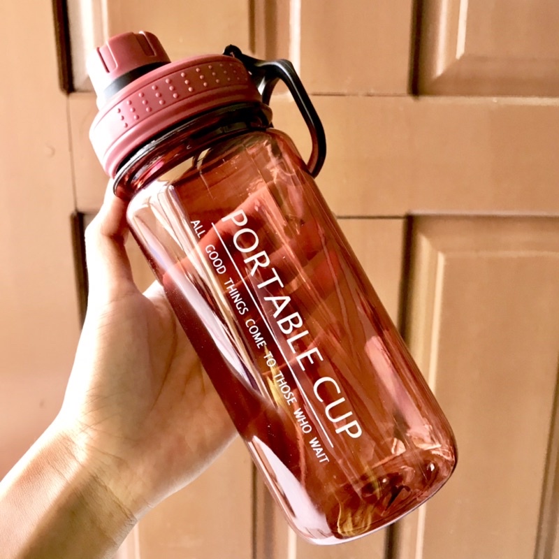 BOTOL MINUM 1000ML 600ML KECIL MUDAH DIBAWA PRAKTIS HEMAT TEMPAT 1 LITER BANJARMASIN KALSEL | RUMIFY