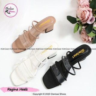 Clarisse Heels Sandal Tali REGINA MIKA REALPICT Sol Karet