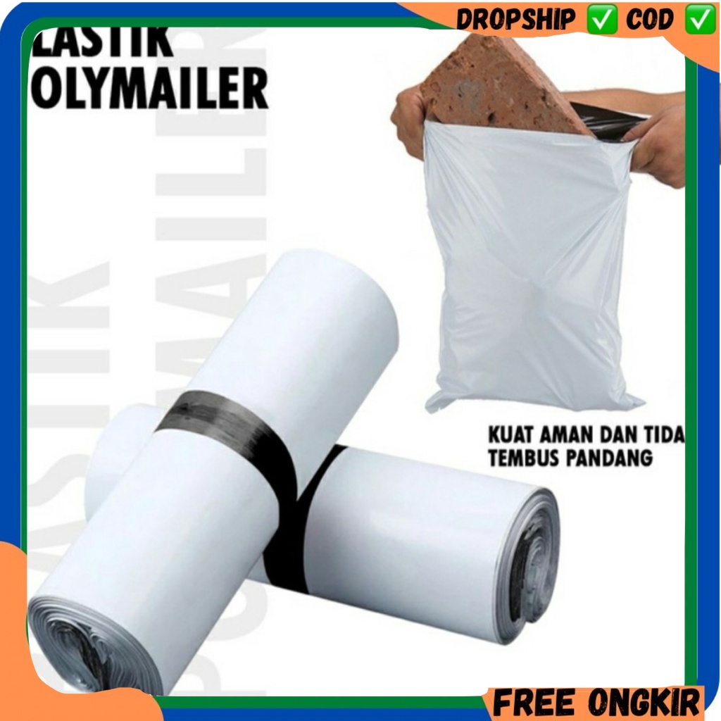 Polymailer Bag Putih 35 x 45 cm