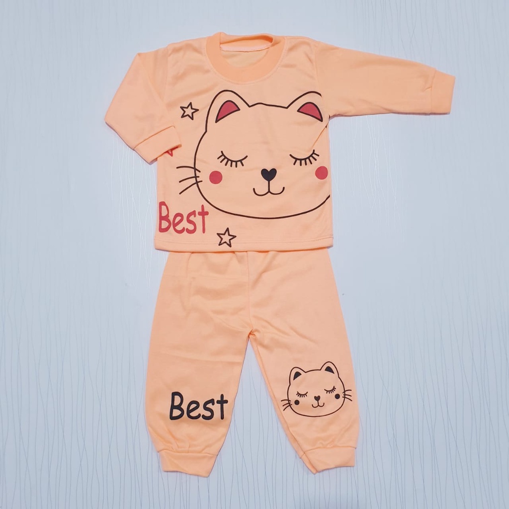 piyama bayi perempuan baju tidur baby perempuan baby alica