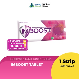 Image of Imboost Tablet Daya Tahan Tubuh - 1 Strip 10 @Tablet