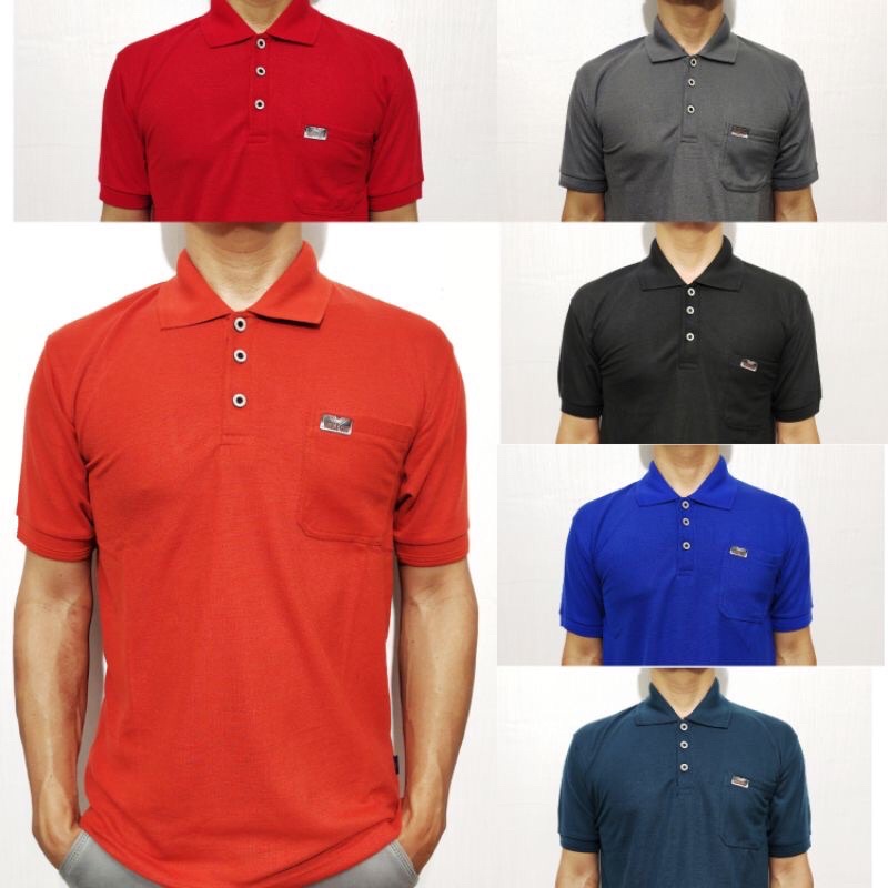 Kaos Polo Shirt Polos Kerah Lakos Polos size M L XL XXL