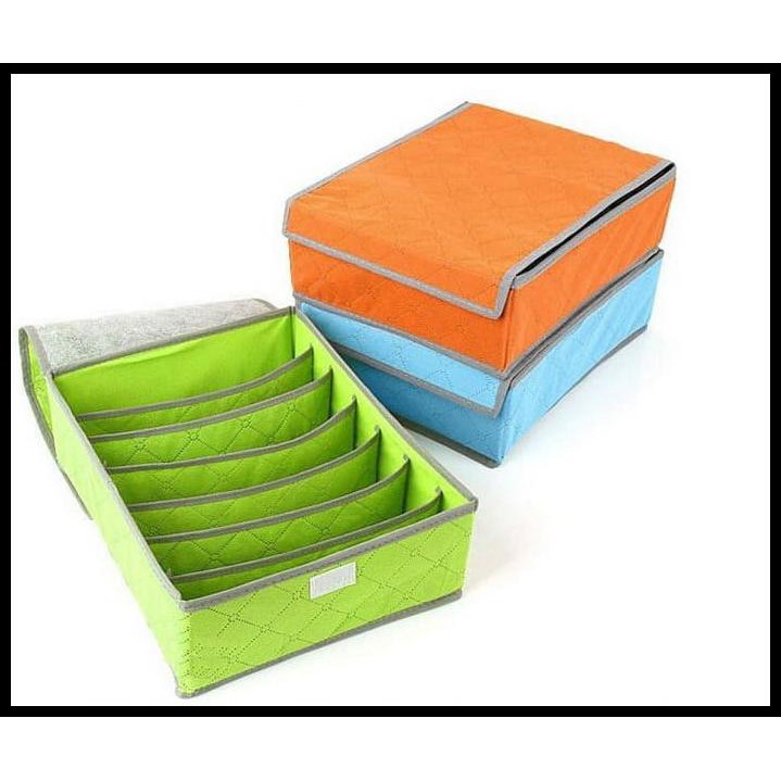 ORGANIZER TEMPAT SIMPAN UNTUK BH/BEHA/ BRA - UNDERWEAR STORAGE BOX BH - HIJAU MUDA
