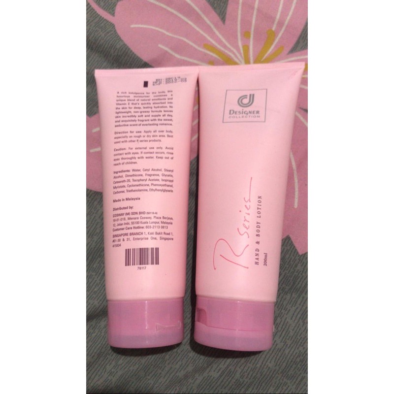 R SERIES HAND AND BODY LOTION ORIGINAL MALAYSIA 100%