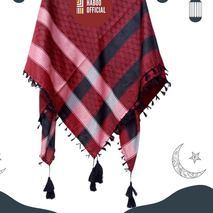 (TERBARU) SORBAN MOTIF TERBARU / SORBAN POLOS HITAM / SERBAN MUSLIM / SURBAN / SORBAN KEPALA / KERUD