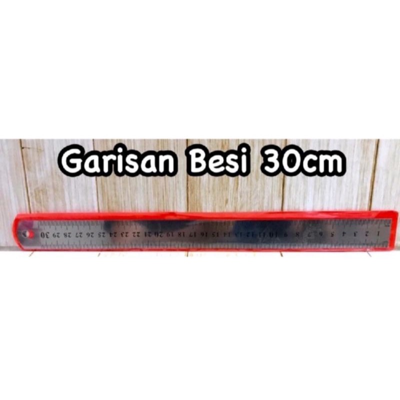 

Penggaris besi 30 cm