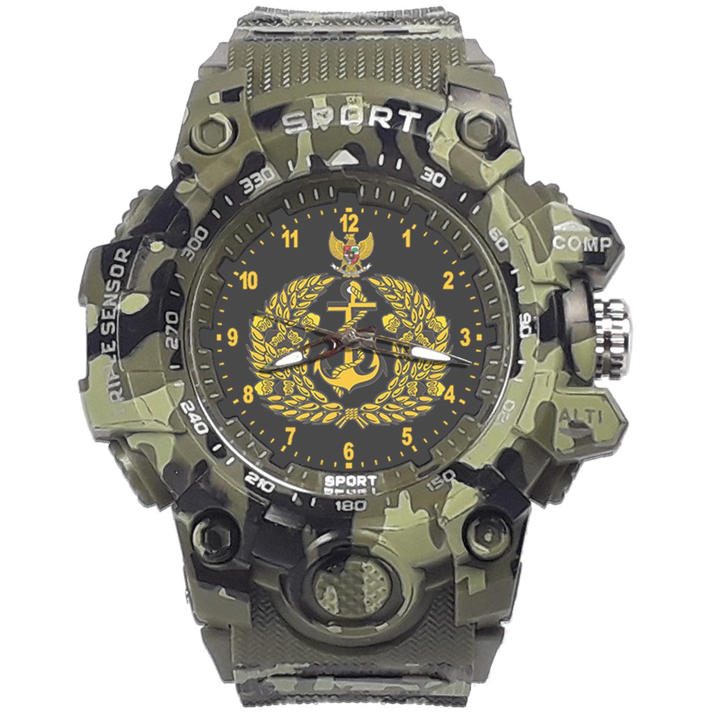 {Istimewa} Jam Tangan TNI-AL (Angkatan Laut) Water Resistant