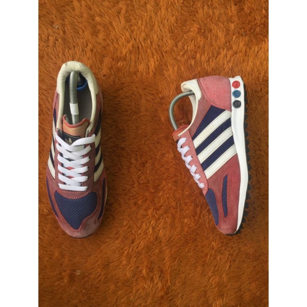 ADIDAS LA TRAINER COLOURWAY RED/WHITE USED ORIGINALS