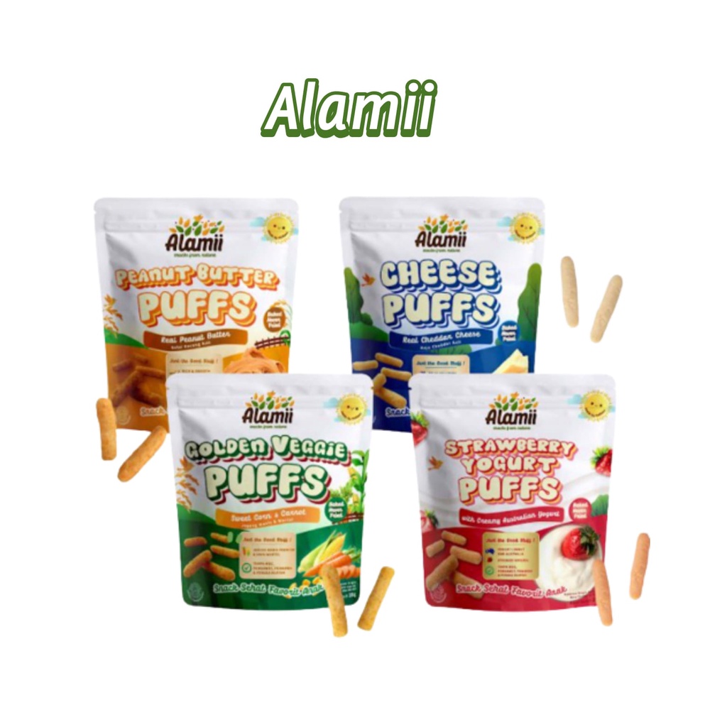 ALAMII PUFFS SNACK ANAK / CEMILAN BAYI / ALAMII PUFF