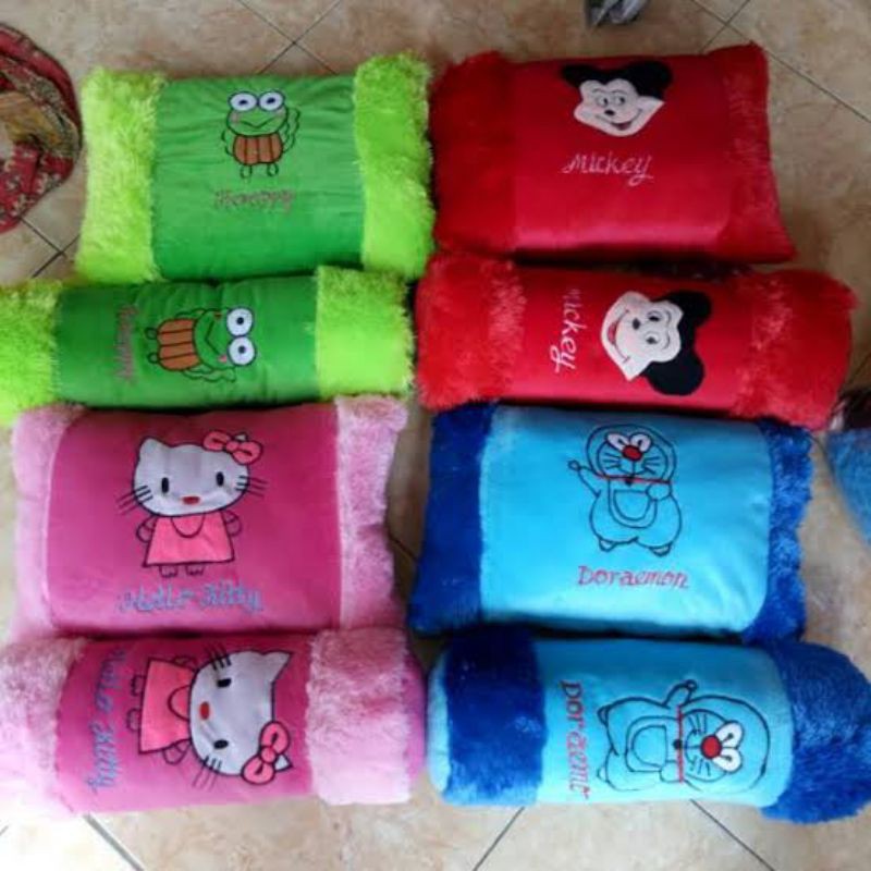 BANTAL GULING KARAKTER ANAK - SET BANTAL KARAKTER ANAK