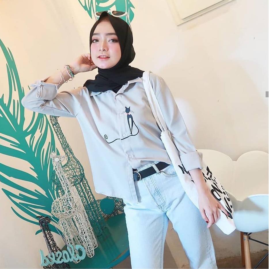 Diskonϟflash MIU BLOUSE