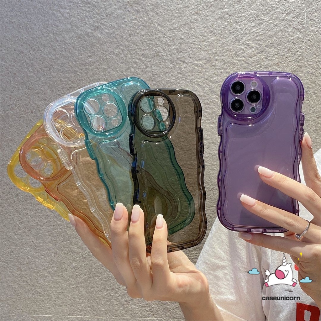 Soft Case TPU Shockproof Anti Jatuh Untuk IPhone 14 7Plus 8Plus 11 12 13 14 Pro Max XS Max 7 8 Plus