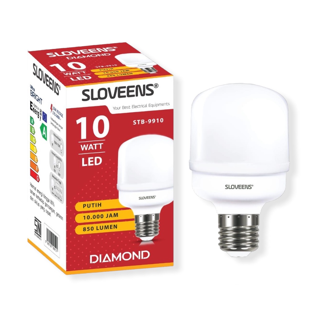 Sloveens Diamond Lampu LED Capsule 10 Watt - Cahaya Putih