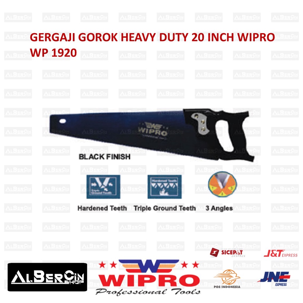 Gergaji Gorok Heavy Duty Black Finish 20" Inch WIPRO WP1920 WP 1920
