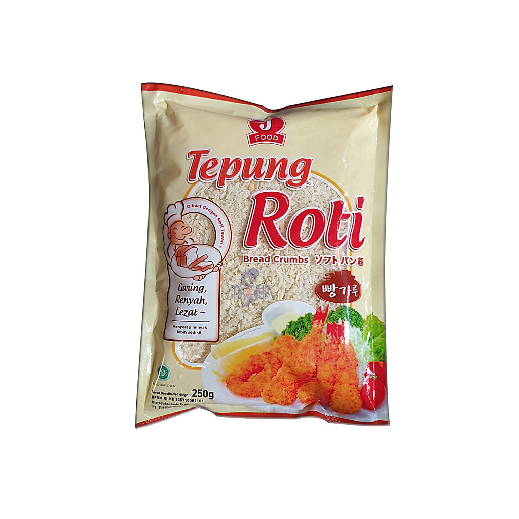 JFOOD PANKO WHITE TEPUNG ROTI 250G