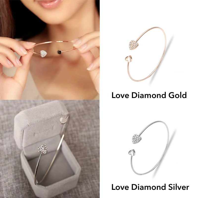 ★ Cayman ★ Gelang Magnetic Wanita Titanium Bangle Korea Bracelet Jewelry Men Women jew20-3