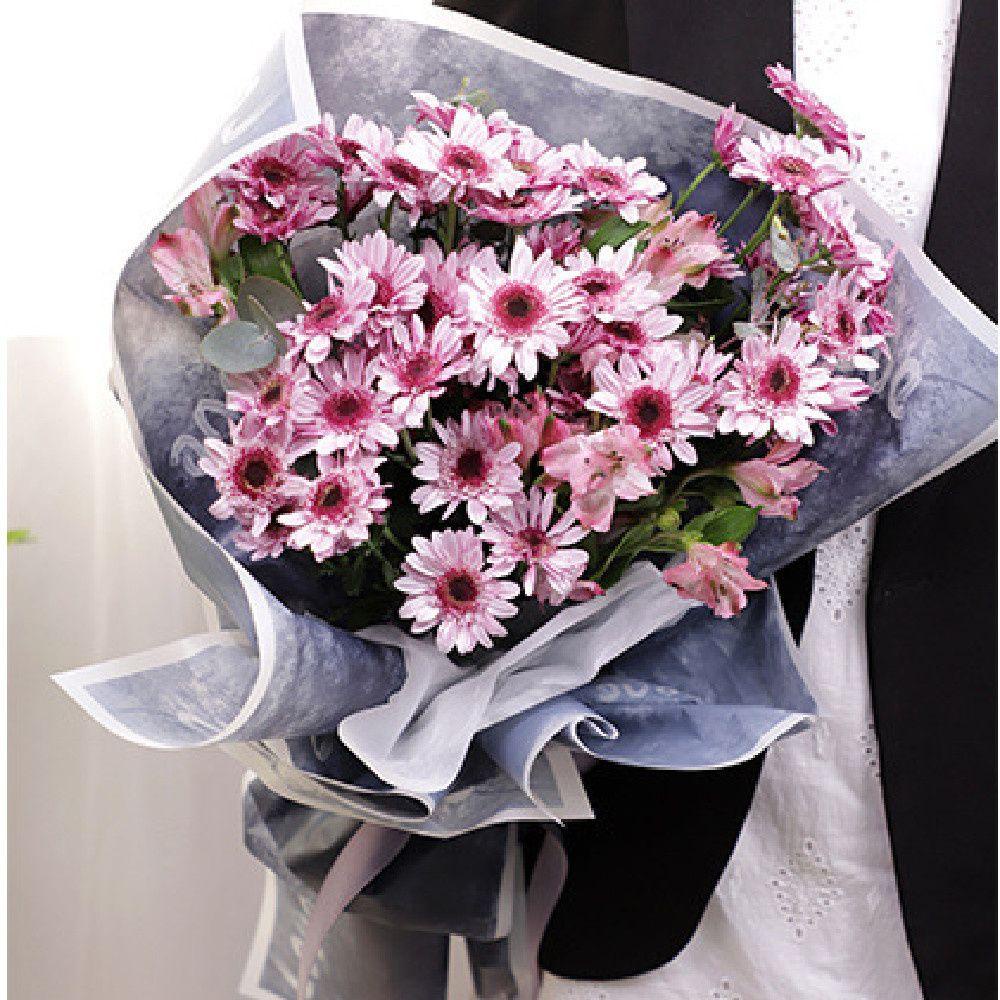 R-flower 20pcs Buket Bunga Flowers Gift Multicolor Kertas Pembungkus Kado