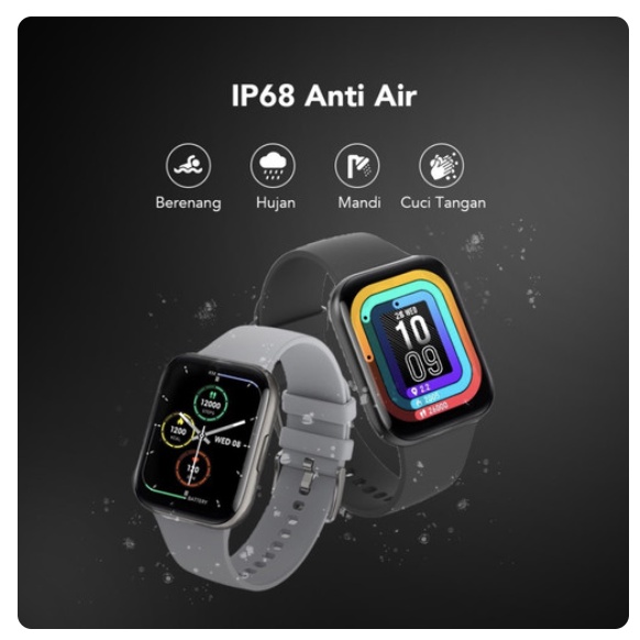 Heyplus Watch Air Smartwatch | Jam Tangan Pria Wanita Waterproof Garansi 1 Tahun