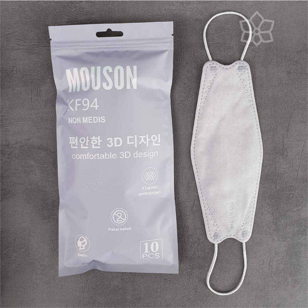 KF 94 MOUSON KOREA WARNA 4PLY EMBOSS(ISI 10PCS)