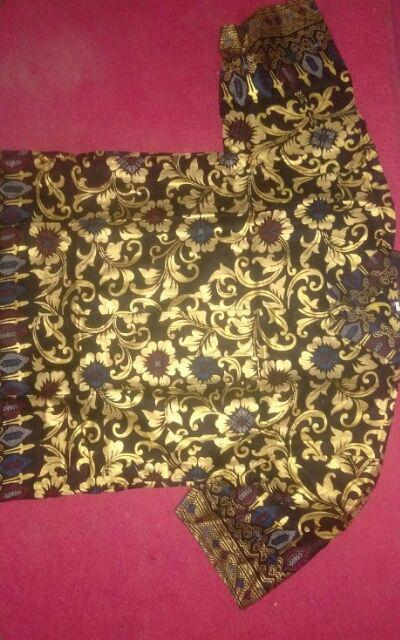 Batik Couple Kanaya Etnic Seroja Klok Kekinian Murah Wanita Tanah Abang Pakaian Kerja Setelan Batik